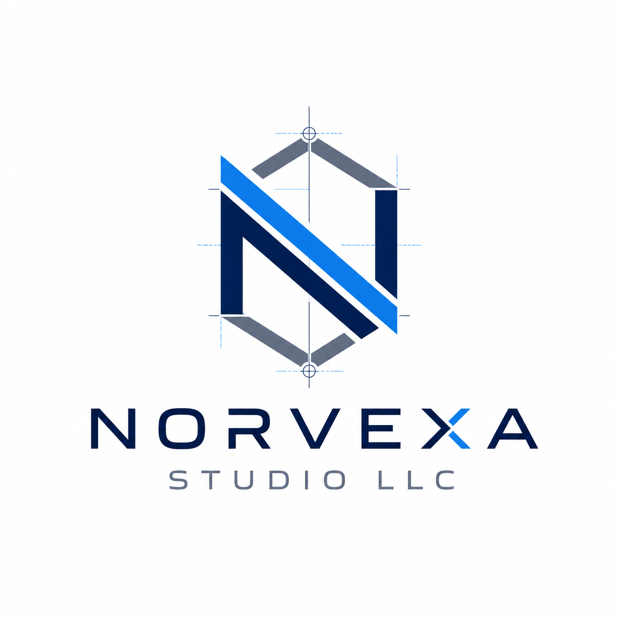 Norvexa Studio LLC engineering logo